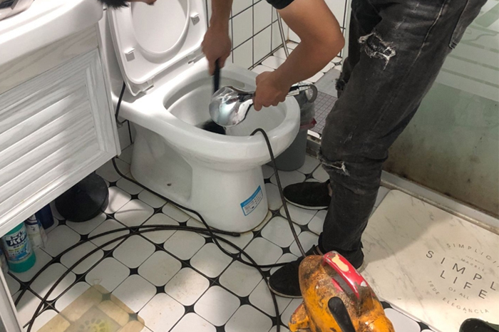 涵江疏通下水道